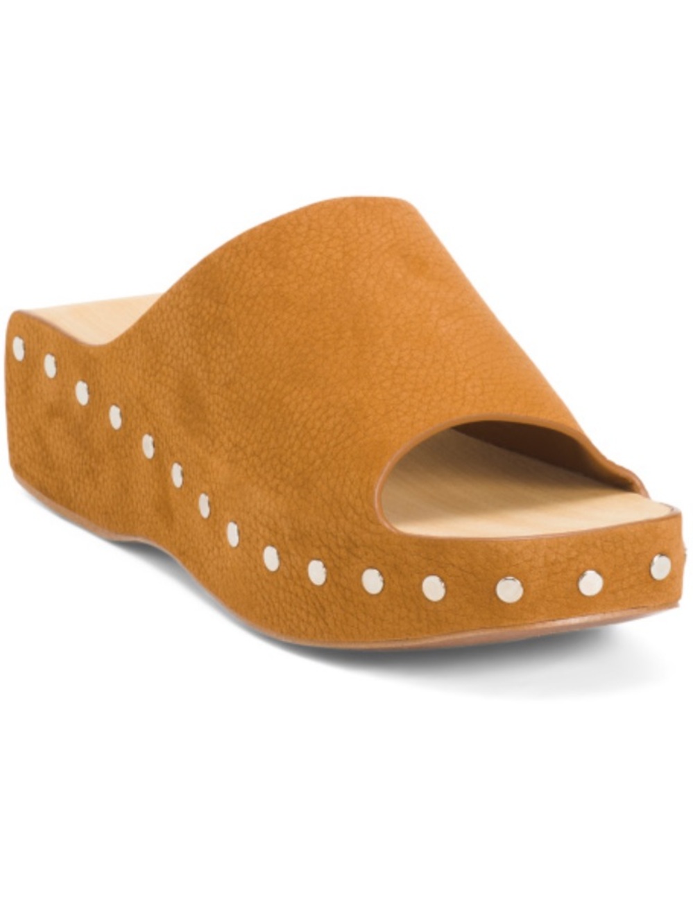 CLERGERIE PARIS Suede Flatform Mule Sandals